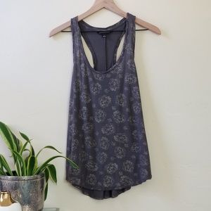 Rock and Republic "gilded skull" racerback tank